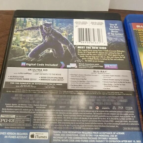 Marvel Studios DVDs Black Panther/Thor Ragnarok - Picture 4 of 8